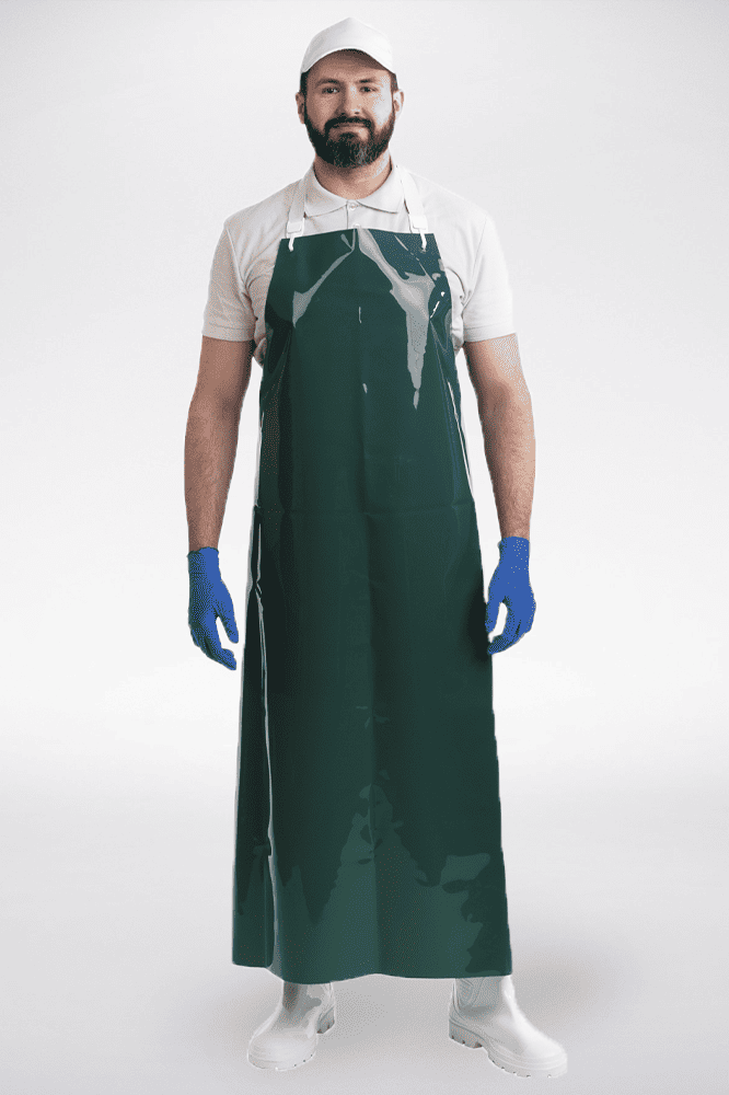 Фартук ЛАРИПОЛ полиуретановый уплотненный (90х130) зеленый (ФАР013)