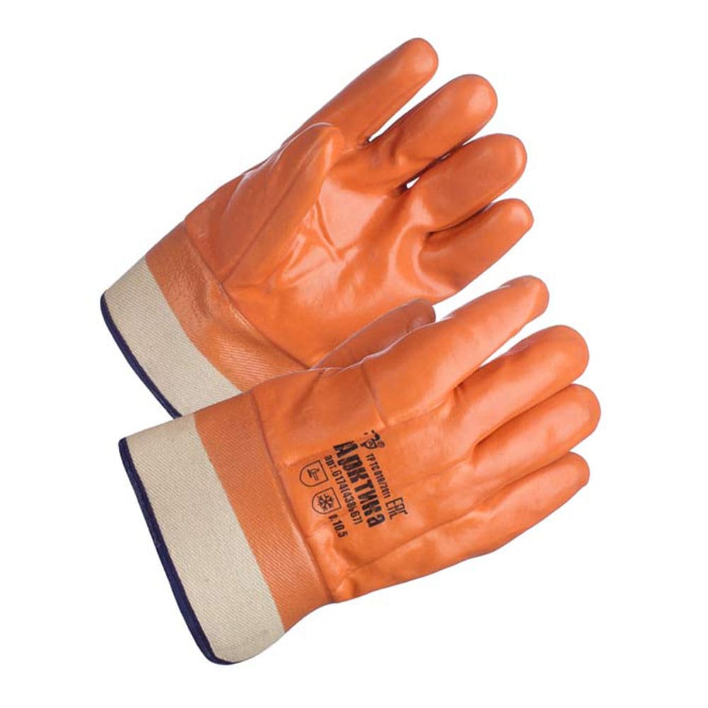 Перчатки АМПАРО™ Арктика крага (хлопок+поролон+ПВХ), 6176