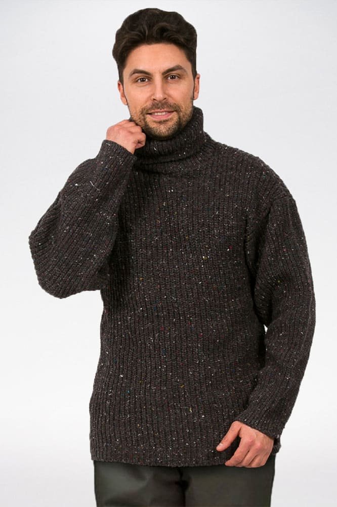 Свитер для рыбака (тк.Шерсть/Акрил,800), серый