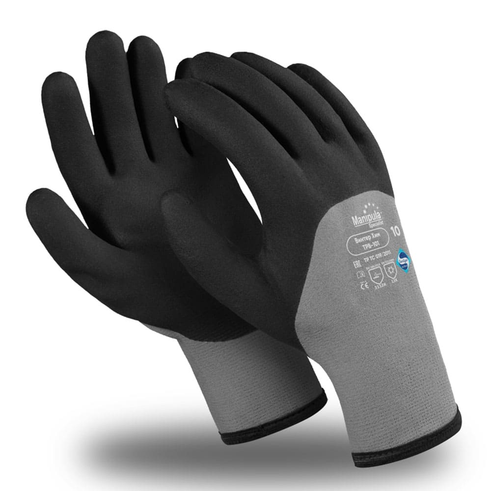 Перчатки Manipula Specialist® Винтер Хим (нейлон+акрил+ПВХ), ТРВ-101/WG-783