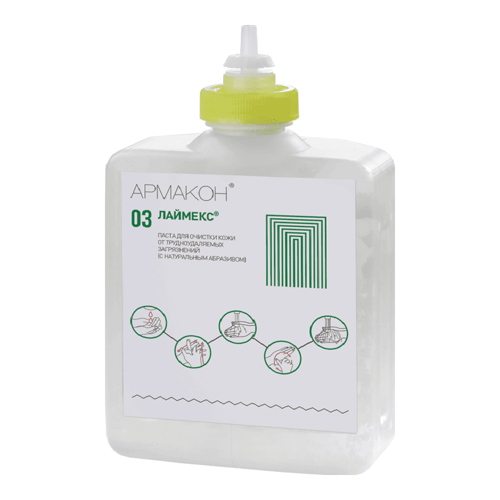 Паста очищающая АРМАКОН™ ЛАЙМЕКС с натуральным абразивом 2л (картридж для дозатора УНИВЕРСАЛ), 1275