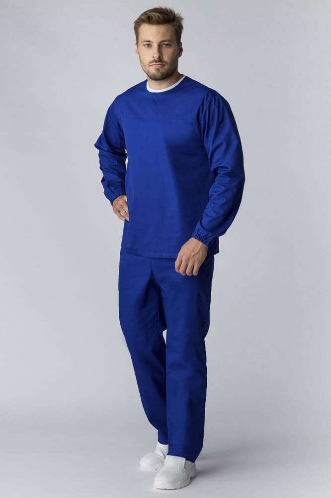 Костюм мужской ХАССП-Стандарт (тк.Оптима,160), васильковый