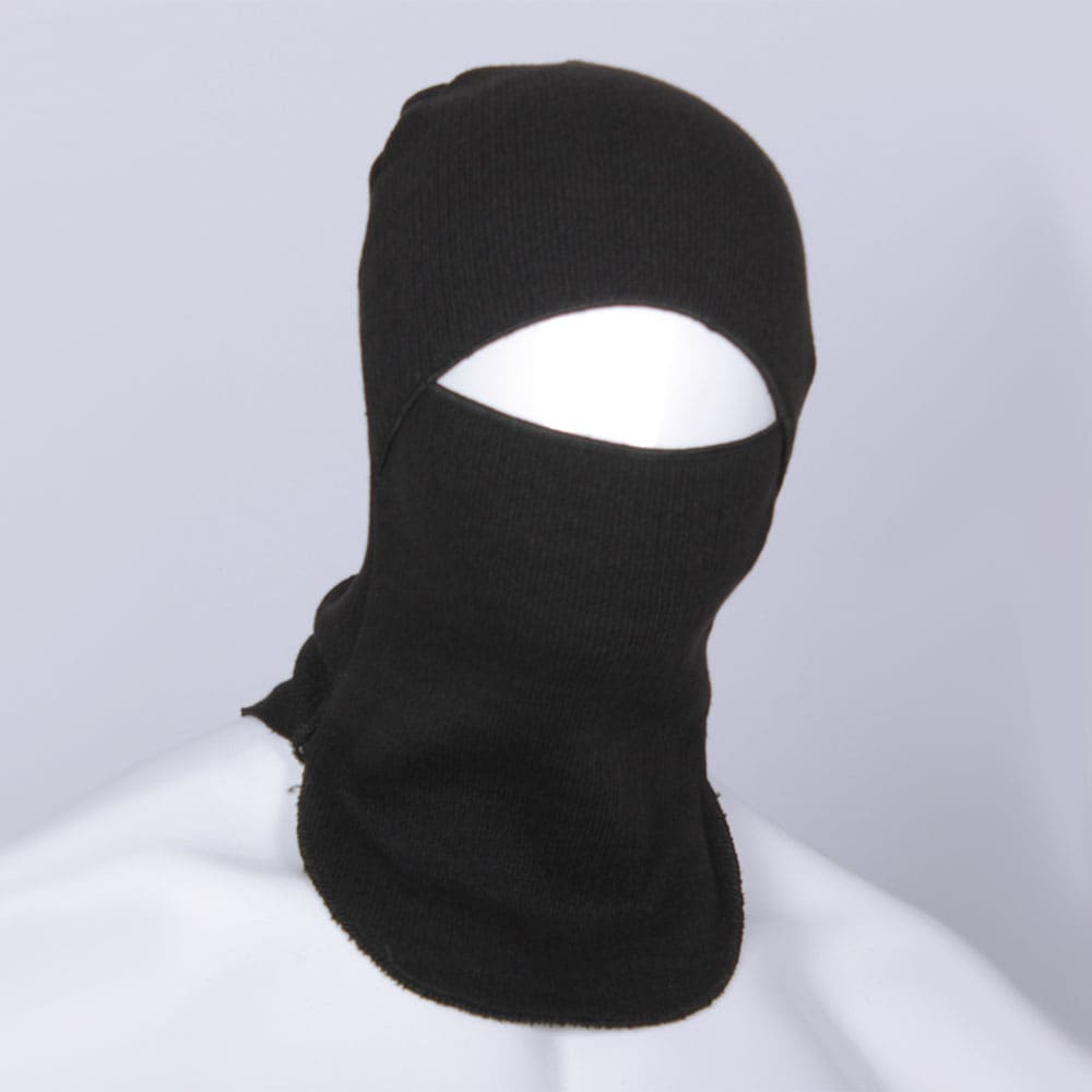 Подшлемник трикотажный зимний, черный