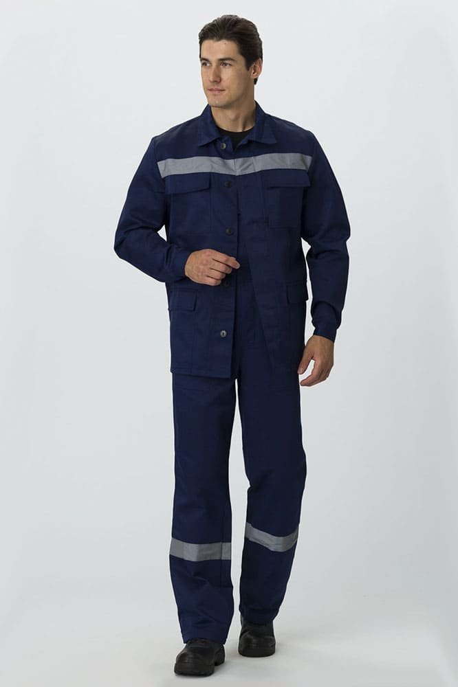 Костюм Экспертный-Люкс СОП (тк.Смесовая,210) п/к, т.синий