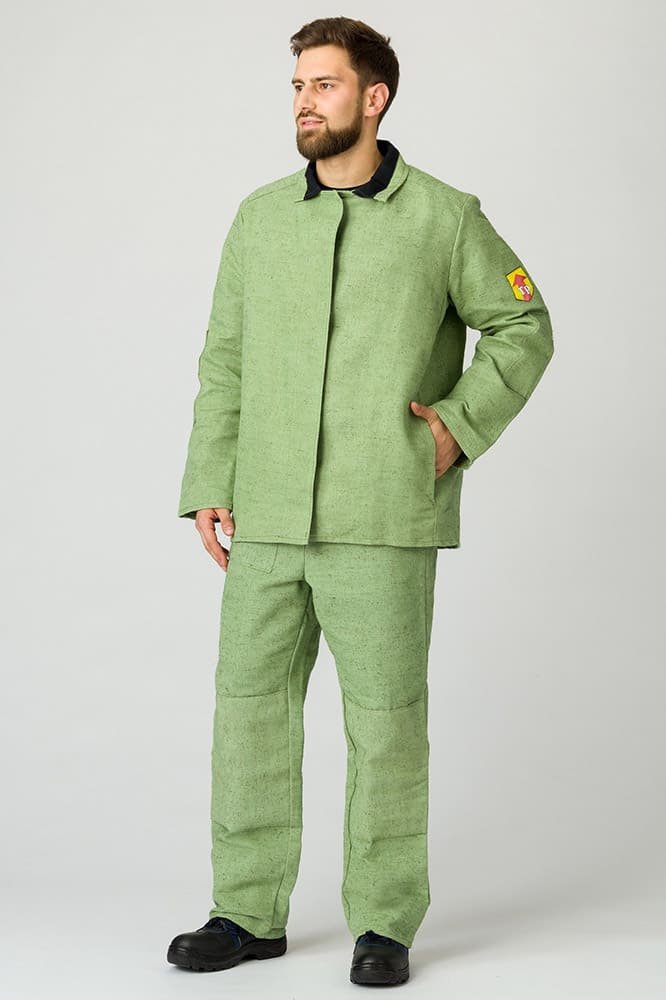 Костюм сварщика усиленный 1 кл.защиты (тк.Брезент, 480), цвет (в ассортименте)