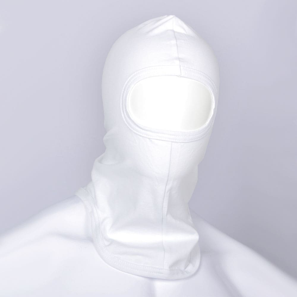 Подшлемник закрытое лицо (тк.Кулирка/лайкра), белый