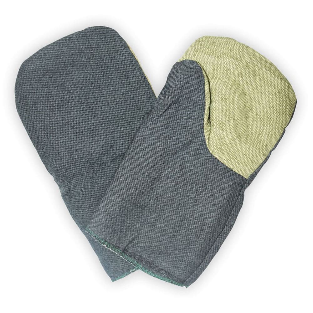 Рукавицы меховые (искусств.) с брезентовым наладонником