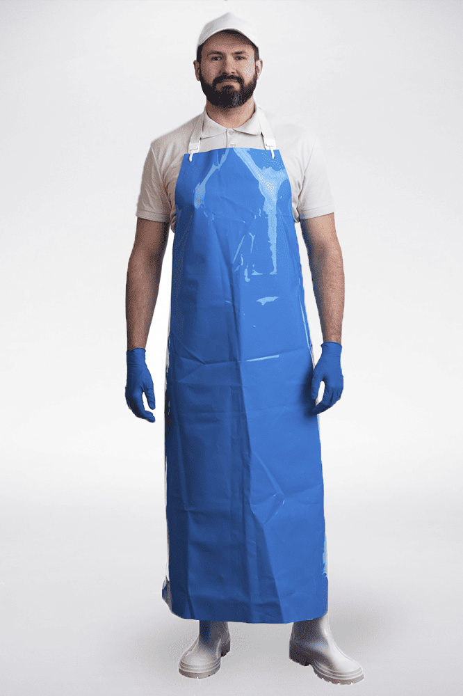 Фартук ЛАРИПОЛ полиуретановый облегченный (90х115) синий (ФАР014)