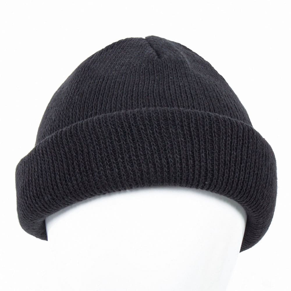 Шапка трикотажная, черный