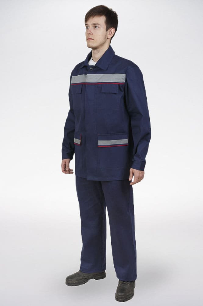 Костюм Профессионал СОП NEW (тк.Саржа,230) п/к, т.синий