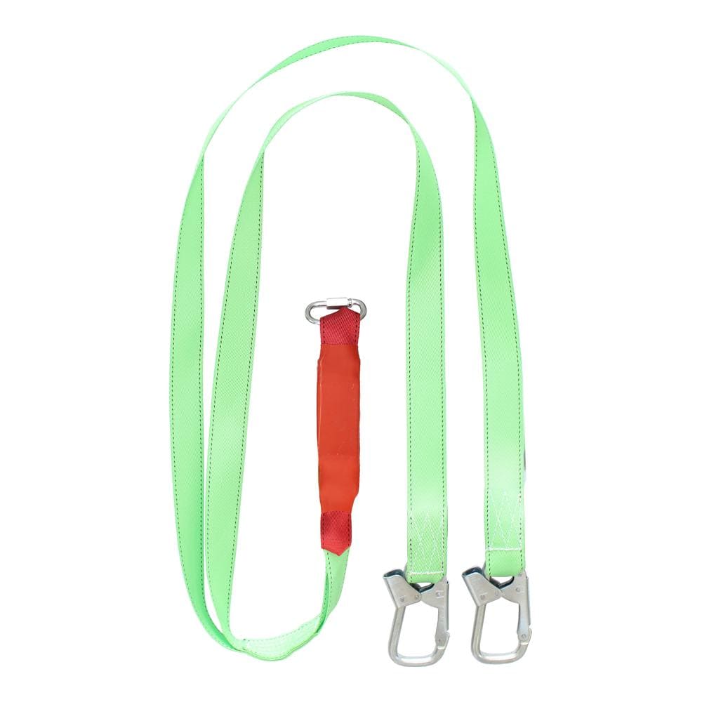 Строп аАд+Кс (лента) двойной с амортизатором 2 монт.+1 соед.кар. 1,5м