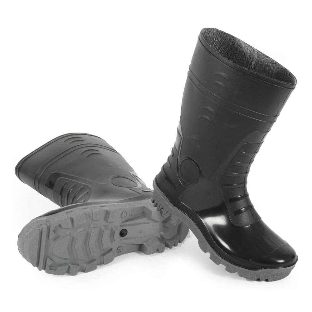 Сапоги мужские ПВХ двухкомпонентные, черный