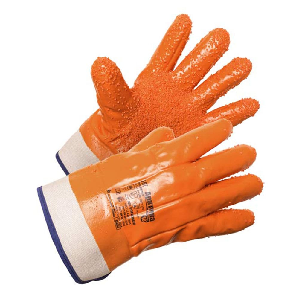 Перчатки АМПАРО™ Арктика крага с ПВХ крошкой (хлопок+поролон+ПВХ), 438677