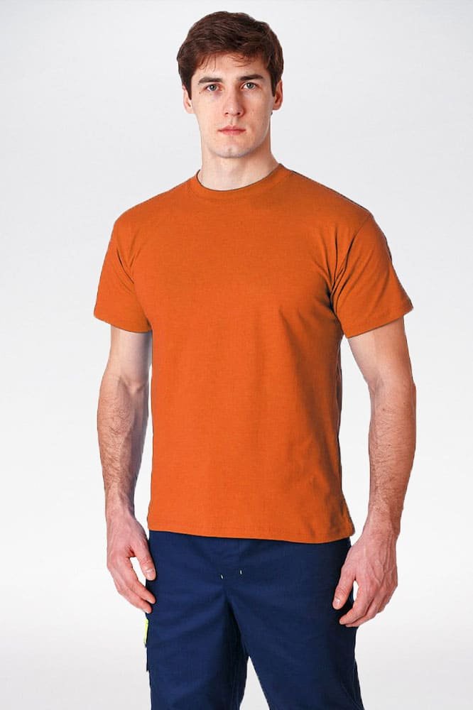 Футболка (тк.Трикотаж,160), оранжевый