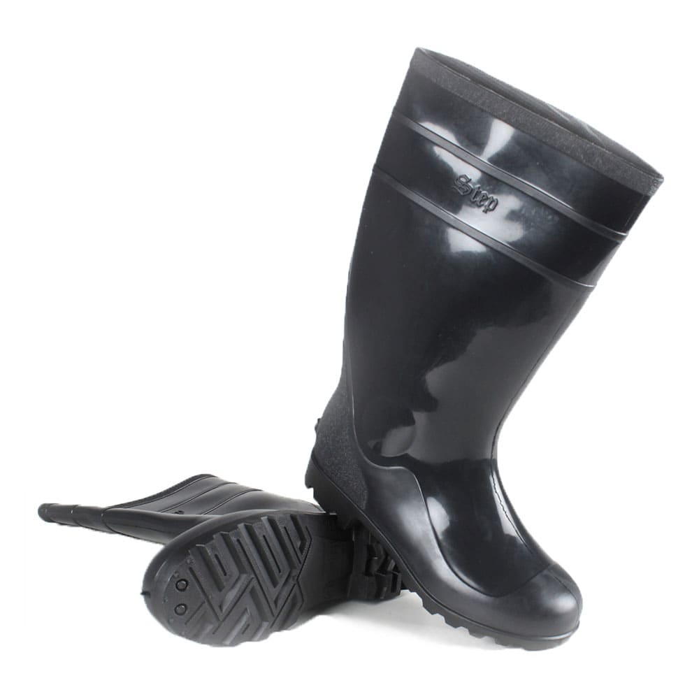 Сапоги мужские ПВХ двухкомпонентные Step, черный (арт.С-40)