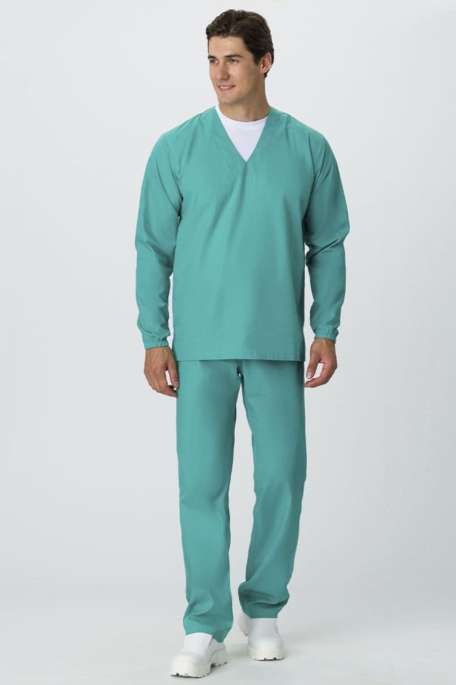 Костюм мужской ХАССП-База (тк.ТиСи,120), бирюзовый