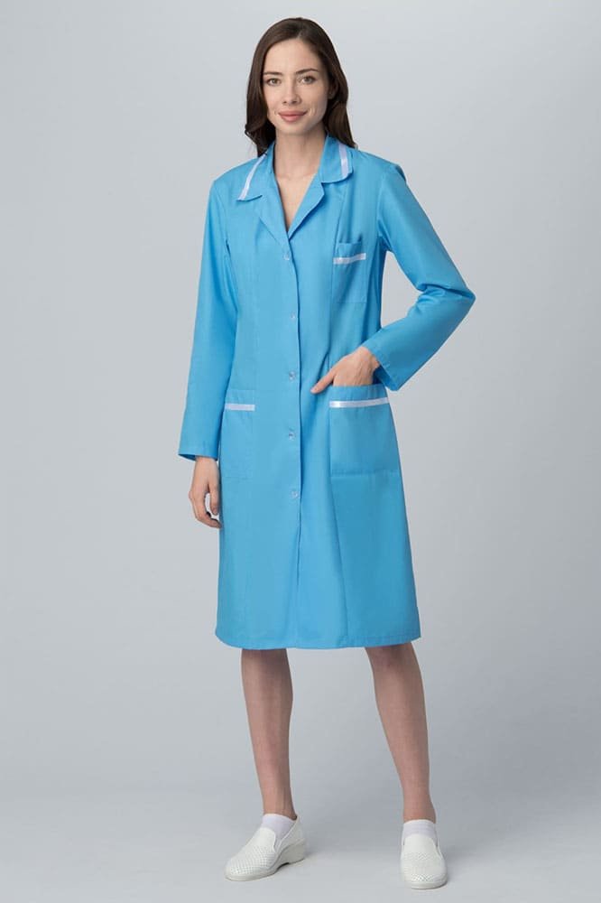 Халат женский Стандарт (тк.ТиСи), голубой