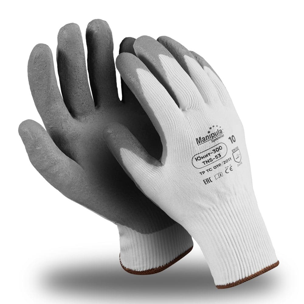 Перчатки Manipula Specialist® Юнит-300 (нейлон+вспененный нитрил), TNS-53/MG-124