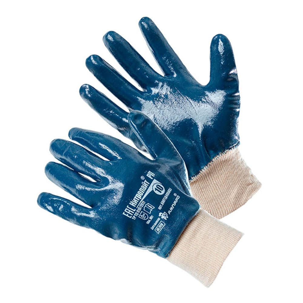 Перчатки АМПАРО™ Нитролайт РП (хлопок/интерлок+нитрил), 448585