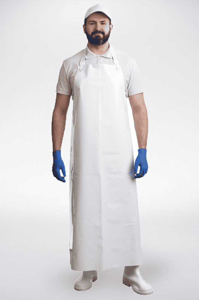 Фартук ЛАРИПОЛ полиуретановый уплотненный (90х130) белый (ФАР013)