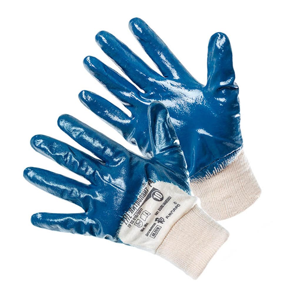 Перчатки АМПАРО™ Нитролайт РЧ (хлопок/интерлок+нитрил), 448595