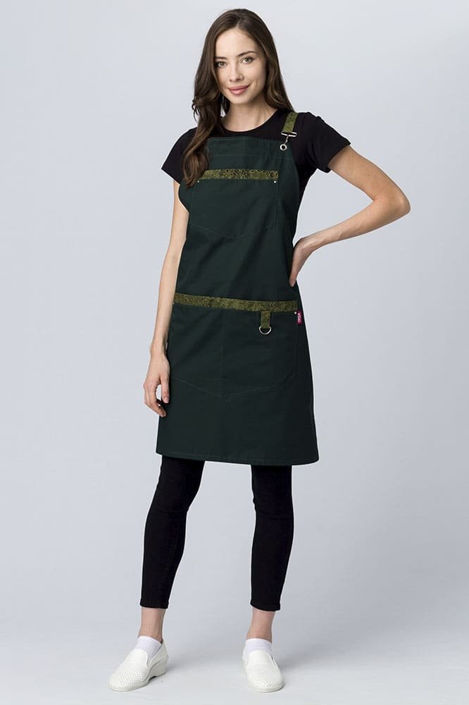 Фартук с грудкой универсальный Прага (тк.Форвард,210), хаки (023)