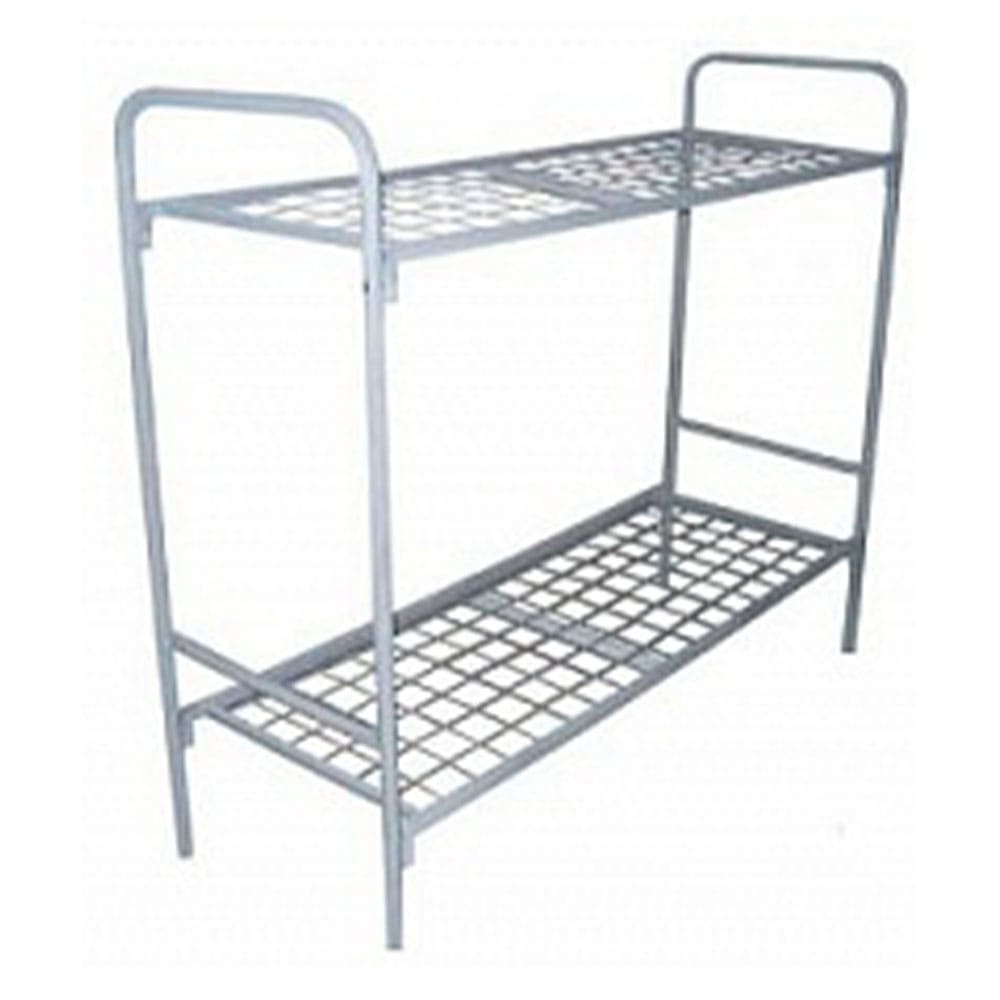 Кровать металлическая двухъярусная сетка (К-2.700СП 100х100 эконом)