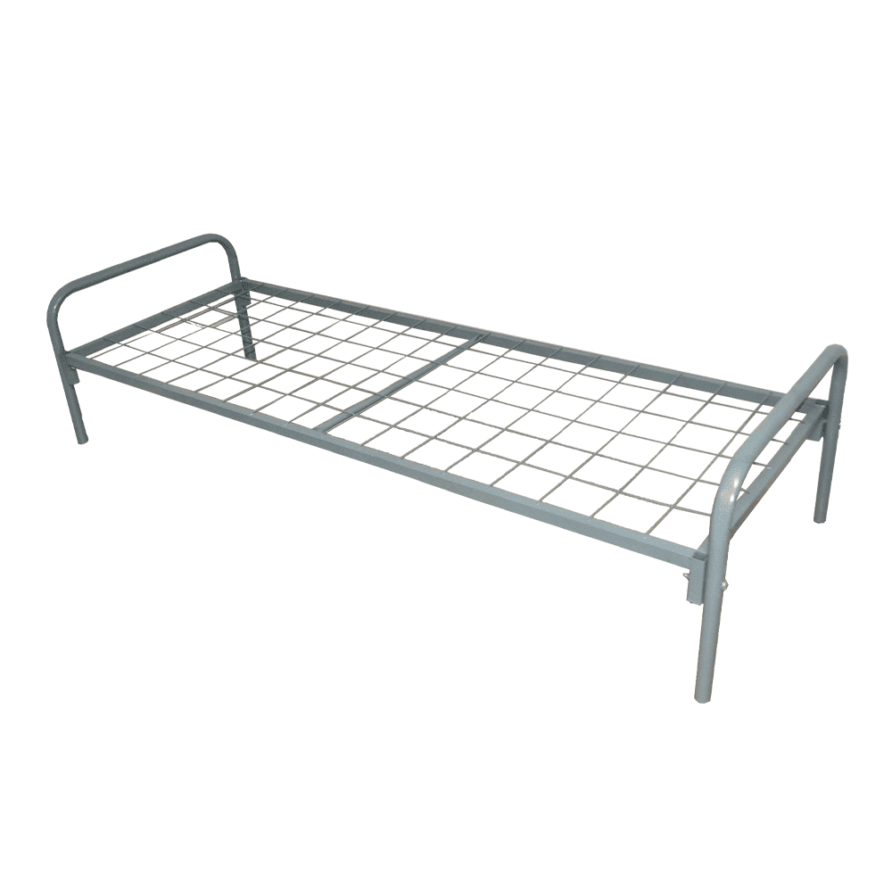 Кровать металлическая односпальная С-С1 (К-1.700СП 100х100 эконом)