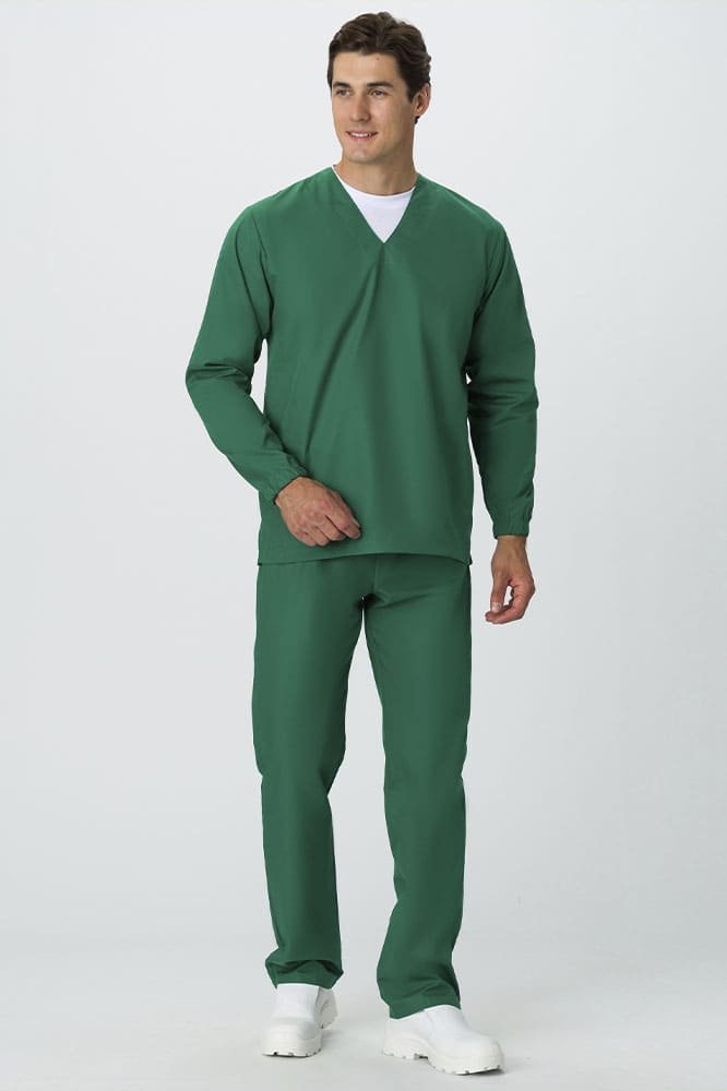 Костюм мужской ХАССП-База (тк.ТиСи,120), т.зеленый