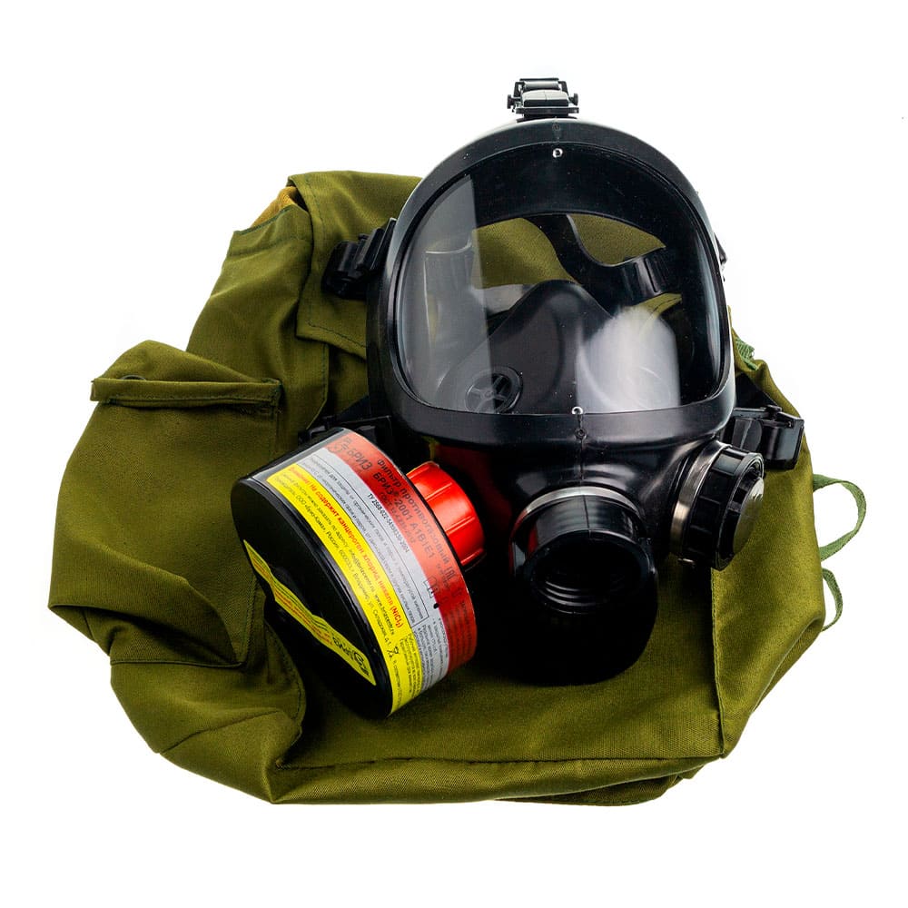 Противогаз промышленный Бриз-3301 (ППФ) А1В1Е1 с маской ППМ-88