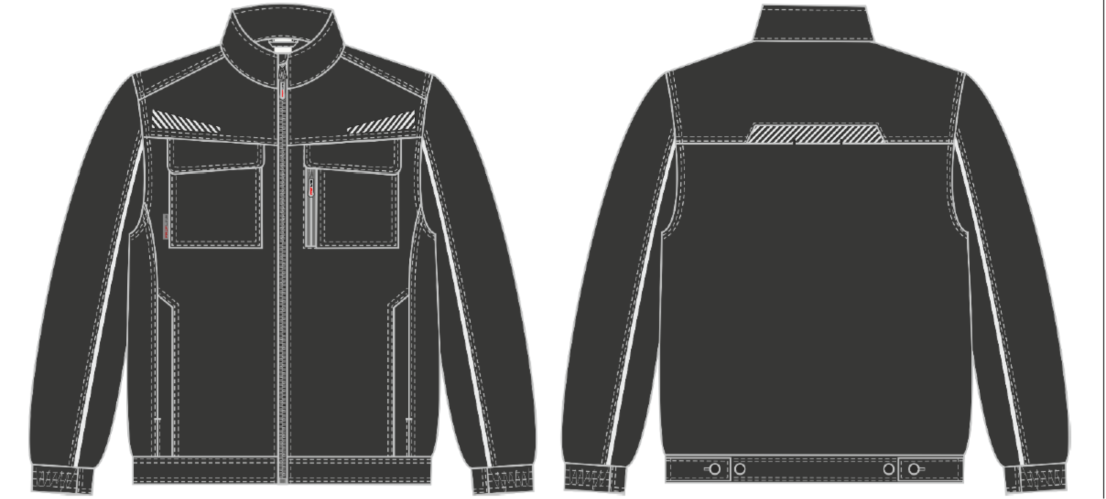 Куртка ProfLineSpecialist (тк.Смесовая,240), черный