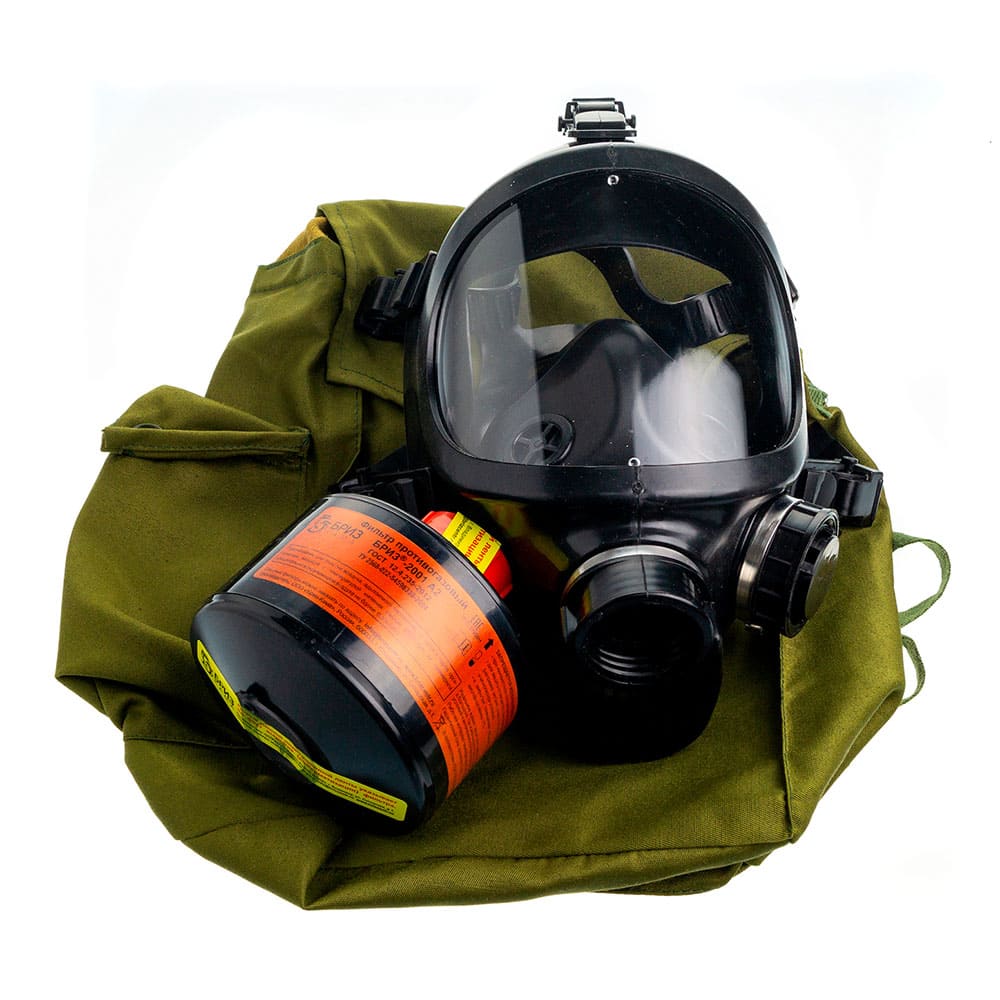 Противогаз промышленный Бриз-3301 (ППФ) А2 с маской ППМ-88