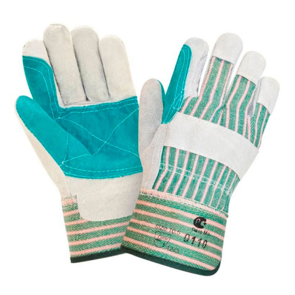 Перчатки спилковые комбинированные с усилением