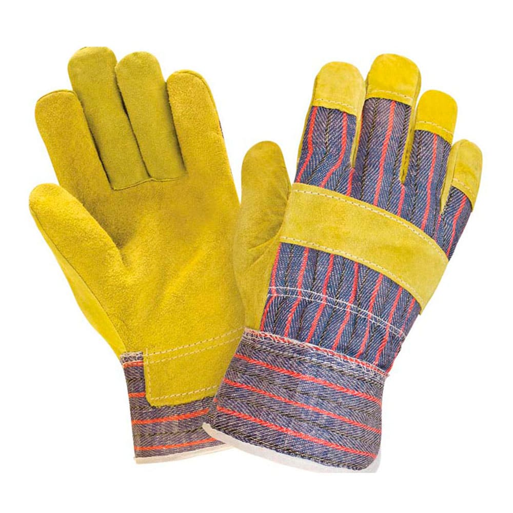 Перчатки спилковые комбинированные