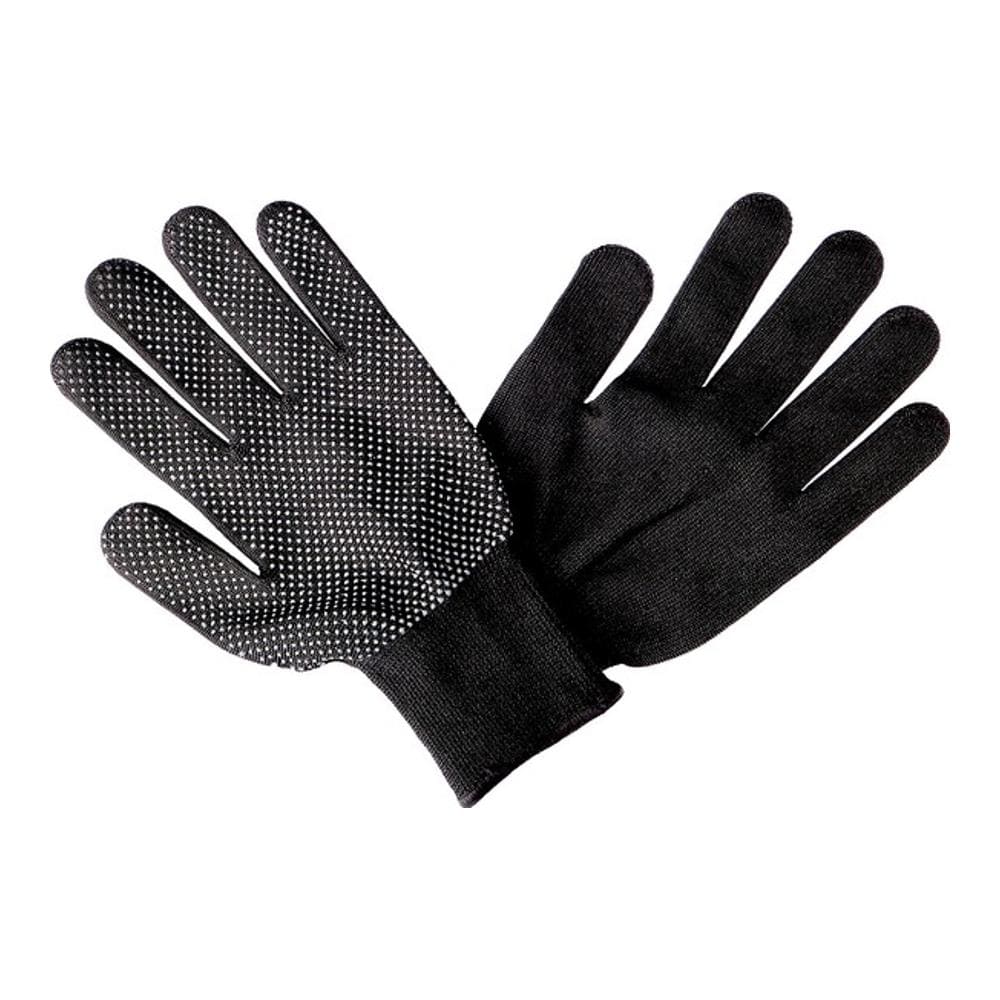 Перчатки нейлоновые с ПВХ ТОЧКА черные