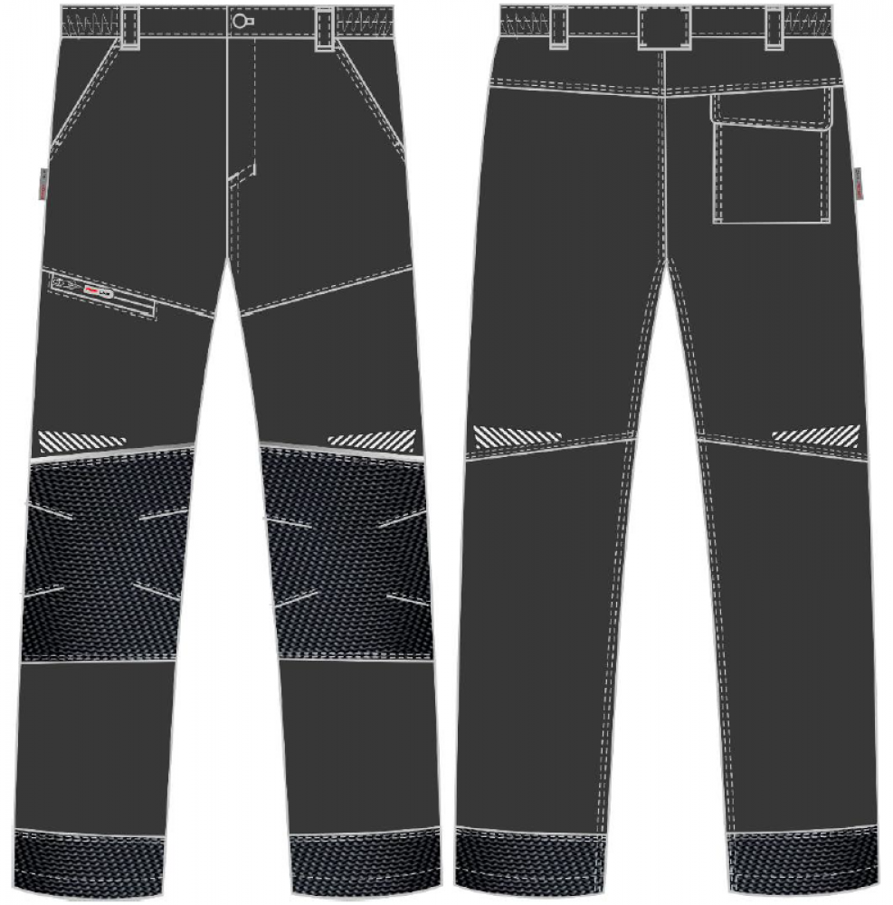 Брюки ProfLineSpecialist (тк.Смесовая,240), черный