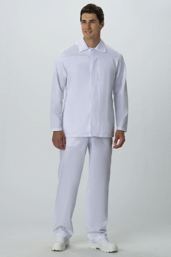 Куртка мужская ХАССП-Премиум (тк.Оптима,160), белый