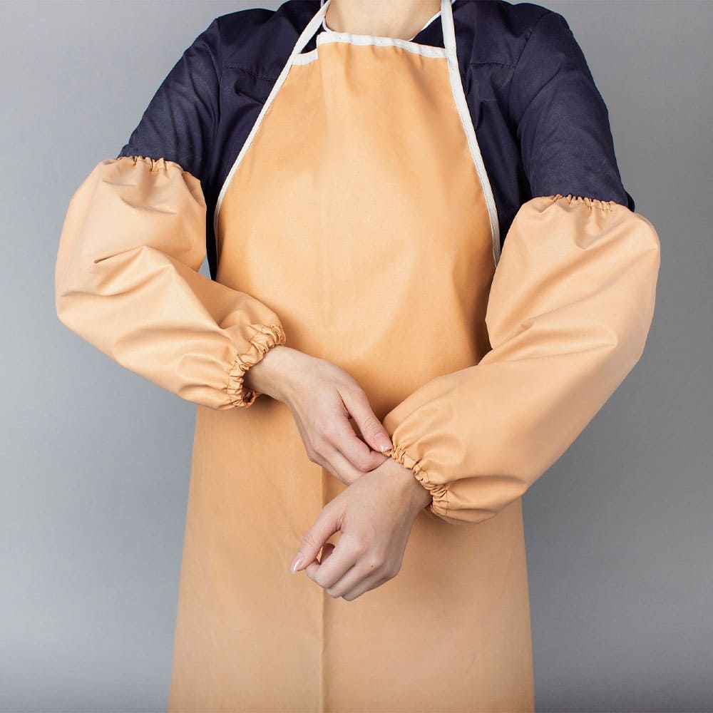 Нарукавники (тк.Мед.клеенка,500), оранжевый