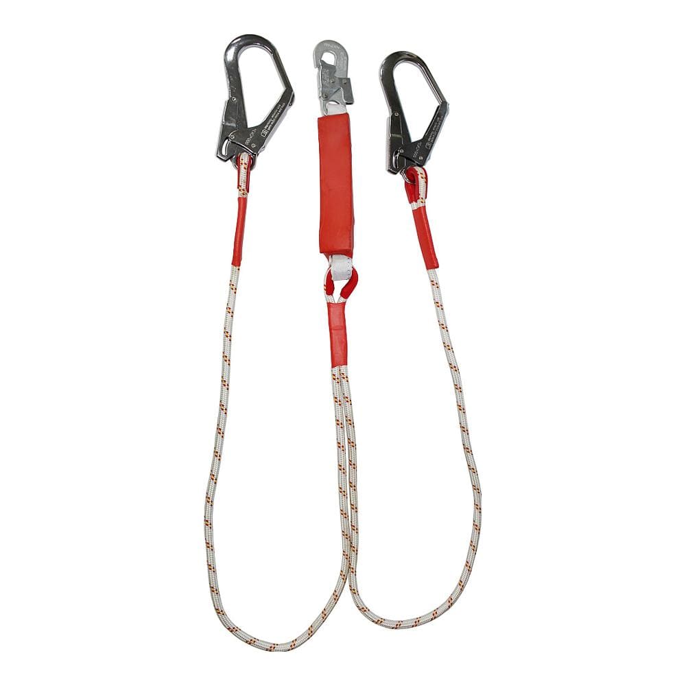 Строп аВерд К50+К20 NL (веревка) двойной с амортизатором 2 бол.+1 соед.кар.