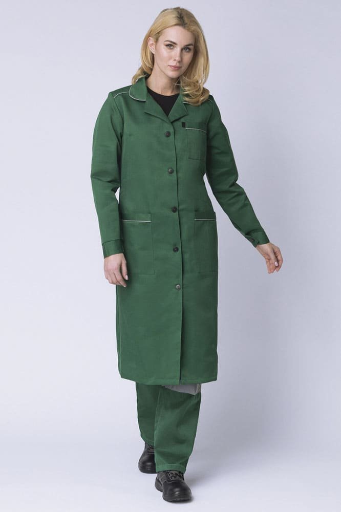 Халат женский ИТР (тк.Смесовая,210), зеленый