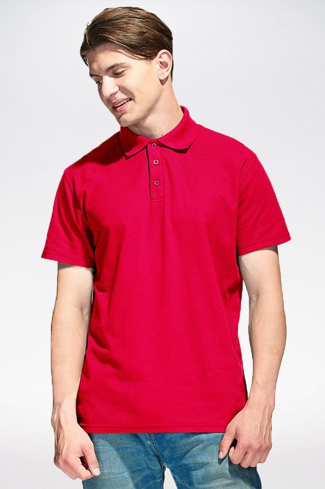 Рубашка-Поло NEW (тк.Трикотаж), красный