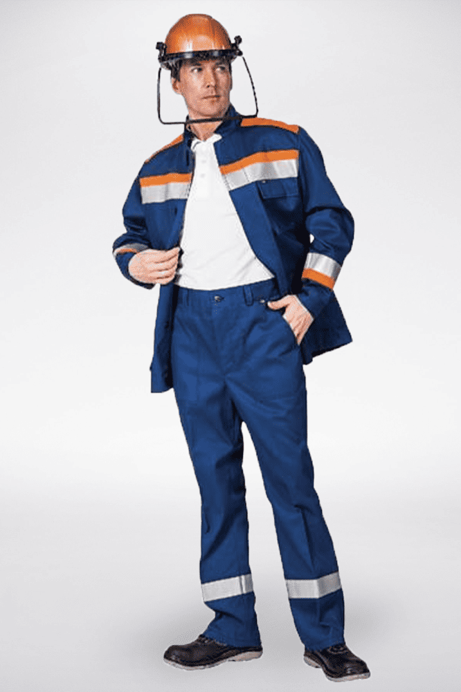 Костюм летний Энергия-А (13,2 кал.), т.синий/оранжевый