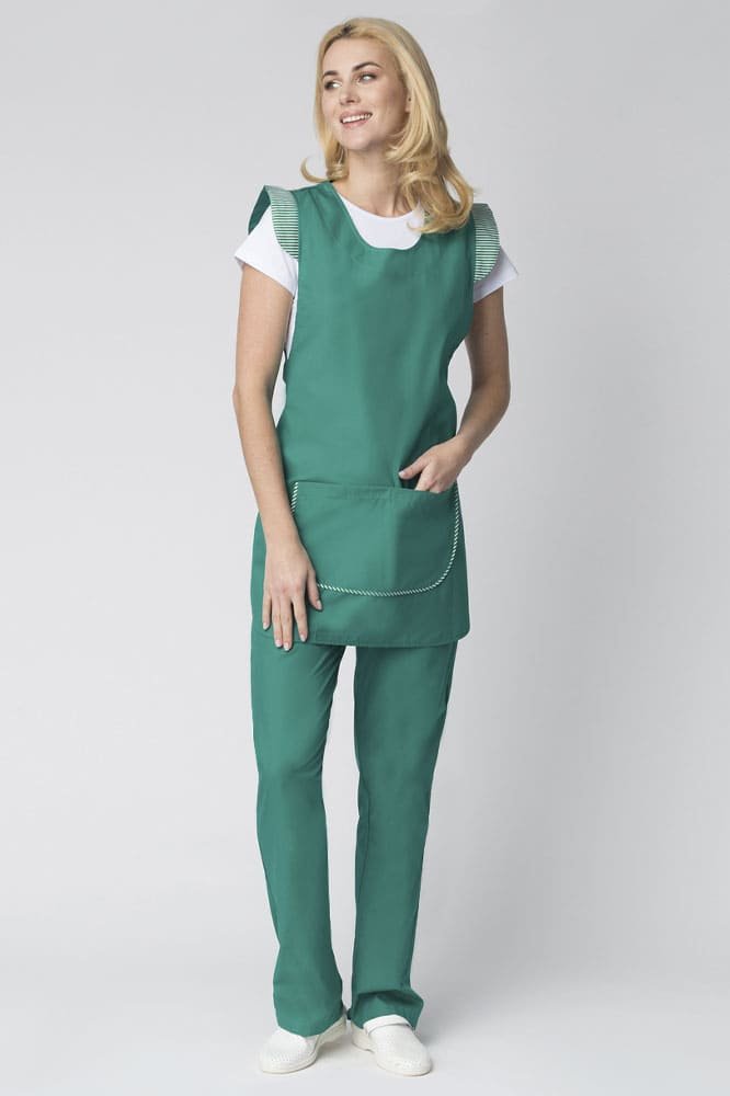 Костюм женский Надежда (тк.ТиСи), зеленый/белый