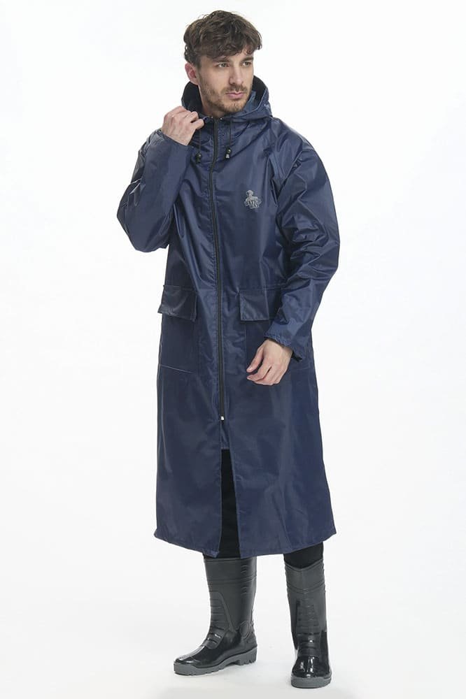 Плащ влагозащитный Тайфун (Нейлон/ПВХ,200), т.синий