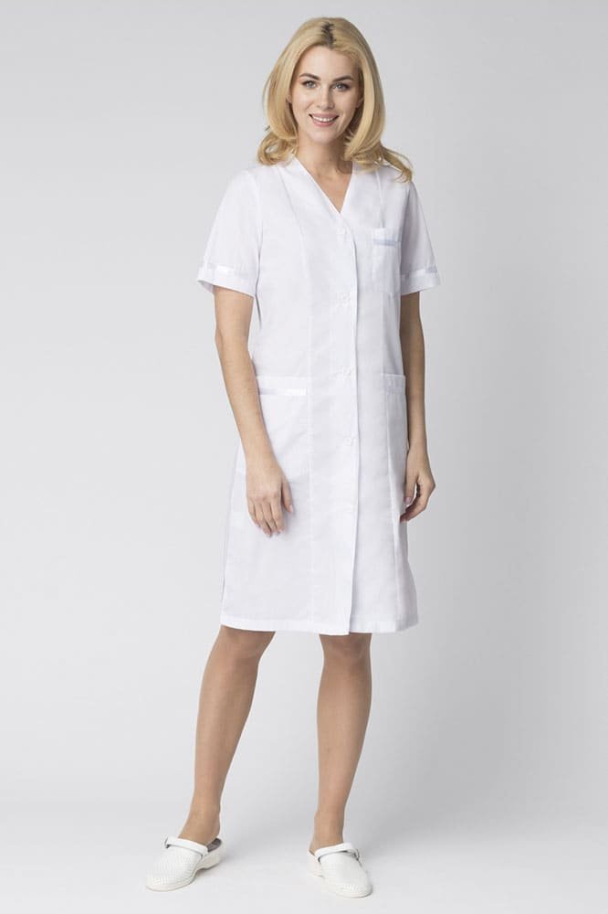 Халат женский Светлана (тк.ТиСи), белый