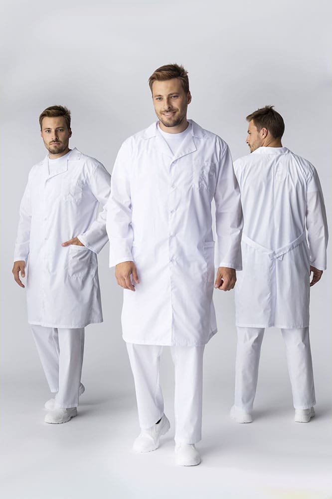 Халат мужской Классика (тк.ТиСи), белый