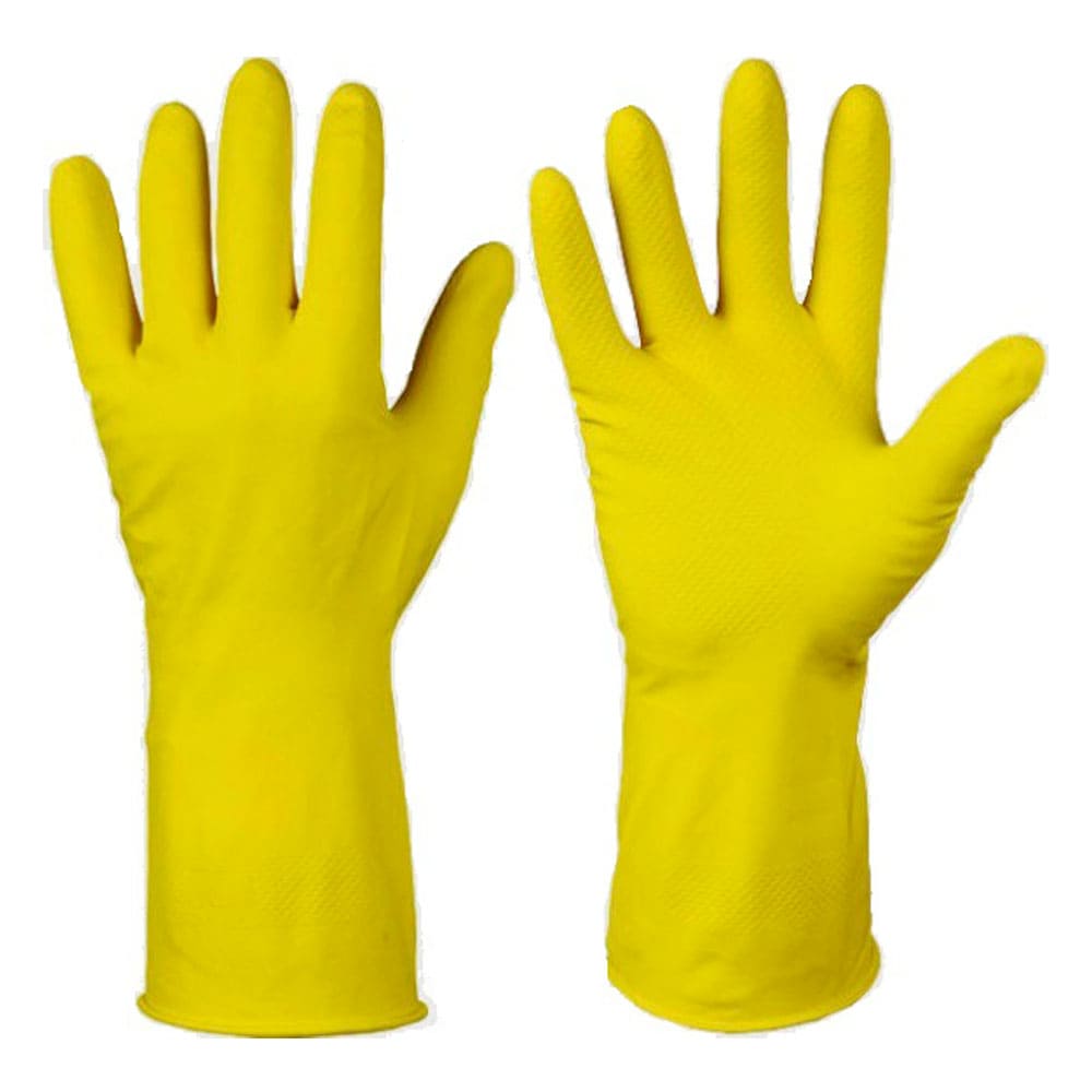 Перчатки ХОЗЯЙСТВЕННЫЕ тип ЛОТОС (латекс 60гр хлопковое напыление)