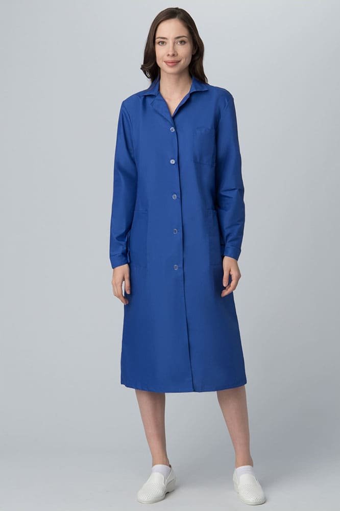 Халат женский Стандарт (тк.ТиСи), васильковый