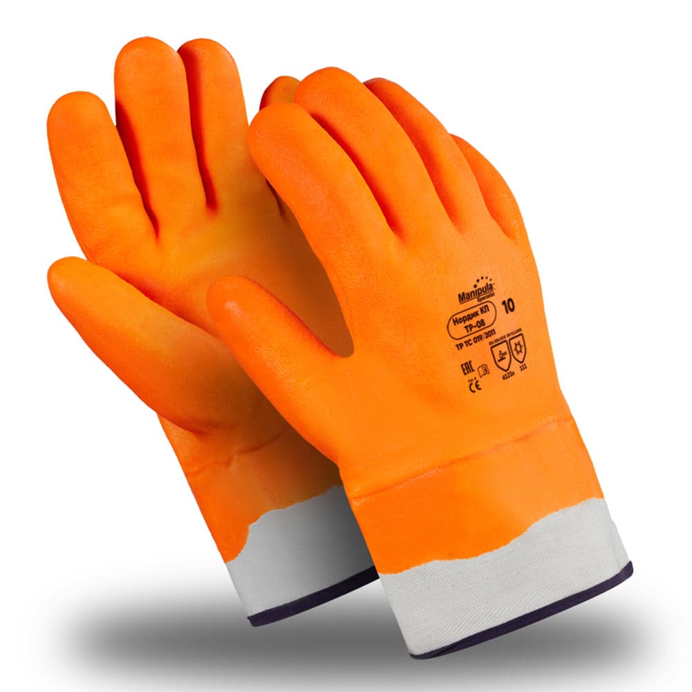 Перчатки Manipula Specialist® Нордик КП (джерси+пенополиуретан+ПВХ), ТР-08/WG-785