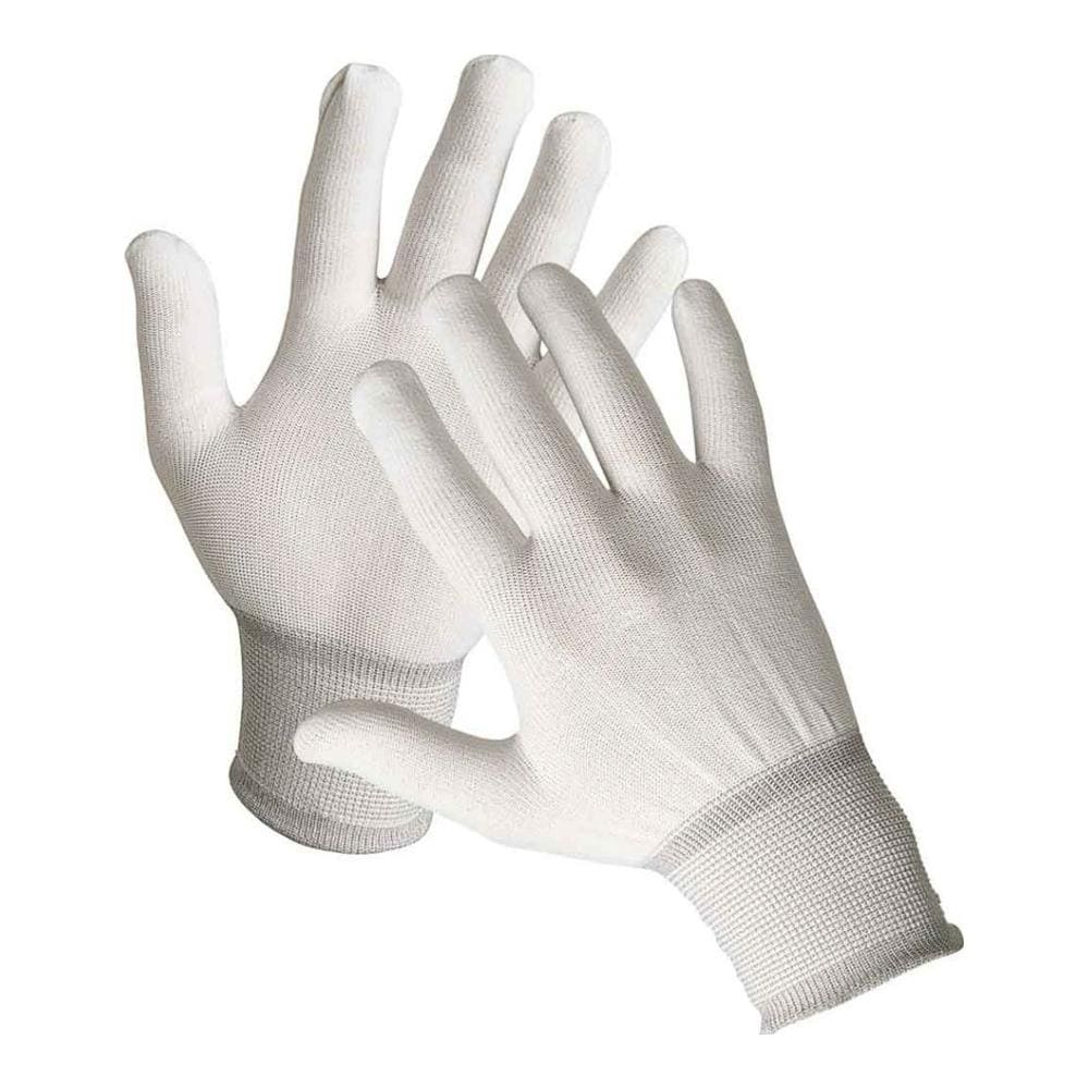 Перчатки нейлоновые, белые